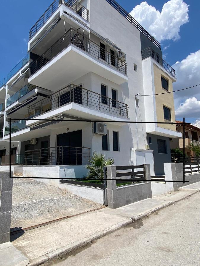 Nea Kallikrateia Lux Apartment Nea Kallikratia מראה חיצוני תמונה